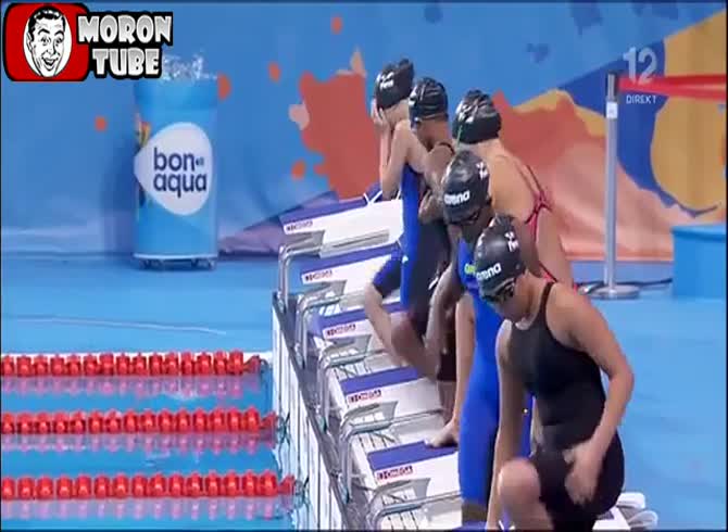 Video :She represented her nation at the World Swimming Championships at the age of ten